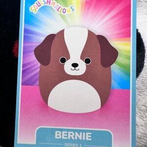 bernie the st. bernard — squishmallow trading card